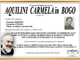 Aquilini Carmela in Bogo di anni 90