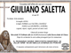 Giuliano Saletta di anni 89