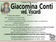 Giacomina Conti ved. Viscardi di anni 91