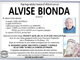 Alvise Bionda di anni 82