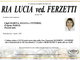 Ria Lucia ved. Ferzetti di anni 89