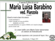 Maria Luisa Barabino ved. Pianzola 85 anni