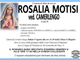 Rosalia Motisi ved. Camerlengo di anni 86
