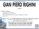 Gian Piero Righini di anni 84