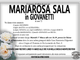 Mariarosa Sala in Giovanetti di anni 72