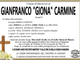 Gianfranco 'Giona' Carmine di anni 81