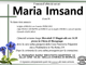 Maria Imsand di anni 86