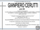 Gianpiero Cerutti di anni 86 Gianpiero Cerutti di anni 86