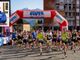 La partenza della VillAvis Race e nel riquadro Giovanni Giorla