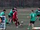Foto: una partita del Vogogna, nel riquadro Fabrizio Francina