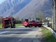 Incidente tra Villa e Domo: auto contro un caseggiato, strada chiusa FOTO Incidente tra Villa e Domo: auto contro un caseggiato, strada chiusa FOTO