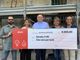 Donazione di E.On alla parrocchia domese