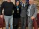 Il presidente Bassi (a sinistra nella foto) con alcuni esponenti del Kiwanis