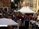 La piazza di Mercato Saraceno, il giorno del gemellaggio con Villadossola