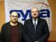 Il responsabile di Syna Oberwallis, Gianluca Casili, e il senatore Enrico Borghi