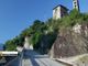 Via San Maurizio, la strada che sale a Villa Lena