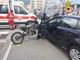Scontro tra auto e moto a Domodossola in via San Francesco