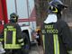 Frana a Montecrestese sulla strada che porta a Nava