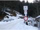 Maltempo e pericolo valanghe: vietata la circolazione sulla strada della Valle Loana