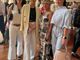 L'attrice e regista Kasia Smutniak con l'assessore Marina Chiarelli