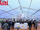 La tensostruttura che ospiterà la Fiera del tartufo di Asti. Scatti realizzati da Merfephoto-Efrem Zanchetti