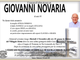 Giovanni Novaria 85 anni