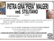 Pietra &quot;Gina&quot; Piera Malgeri ved. Stelitano di anni 85