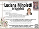 Minoletti Luciana in Martelletti di anni 62