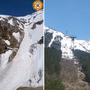 Gran Sasso, valanga ai valloni di Campo Imperatore: verifiche in corso Gran Sasso, valanga ai valloni di Campo Imperatore: verifiche in corso