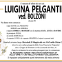Luigina Pelgantini ved. Bolzoni di anni 90