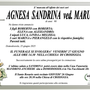 Agnesa Sandrina ved. Maruzzi di anni 90