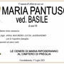 Maria Pantuso ved. Basile di anni 90
