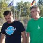 Montani col segretario della Lega, Salvini Montani col segretario della Lega, Salvini