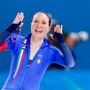 Lollobrigida oro e record olimpico nei 3000 metri del pattinaggio di velocità