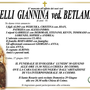 Prelli Giannina ved. Betlamini di anni 81