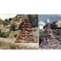 A sinsitra falò d'inizio Anni Duemila, a destra uno degli Anni Sessanta