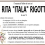 Rita &quot;Itala&quot; Rigotti di anni 76