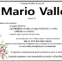 Mario Valle di anni 74