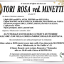 Tori Rosa ved. Minetti di anni 91