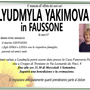 Lyudmyla Yakimova in Faussone di anni 67