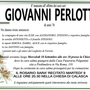 Giovanni Perlotti di anni 76