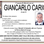Giancarlo Carigi di anni 82
