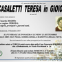 Casaletti Teresa in Gioiosa di anni 87