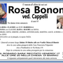 Rosa Bonomi ved. Cappelli di anni 85