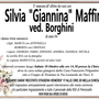 Silvia &quot;Giannina&quot; Maffini ved. Borghini di anni 84