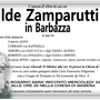 Ilde Zamparutti in Barbazza di anni 84