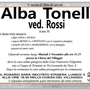 Alba Tonelli ved. Rossi di anni 101