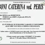 Riboni Caterina ved. Peris di anni 93
