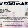 Vanni Rosanna ved. Barberi di anni 83 Vanni Rosanna ved. Barberi di anni 83
