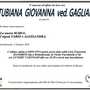 Tubiana Giovanna ved. Gagliardo di anni 93